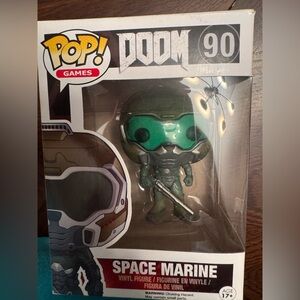 Doom Space Marine Funko Pop! Games Vinyl Figure #90
